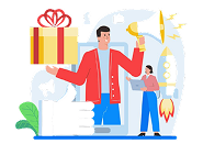 Corporate Gifting Illustration